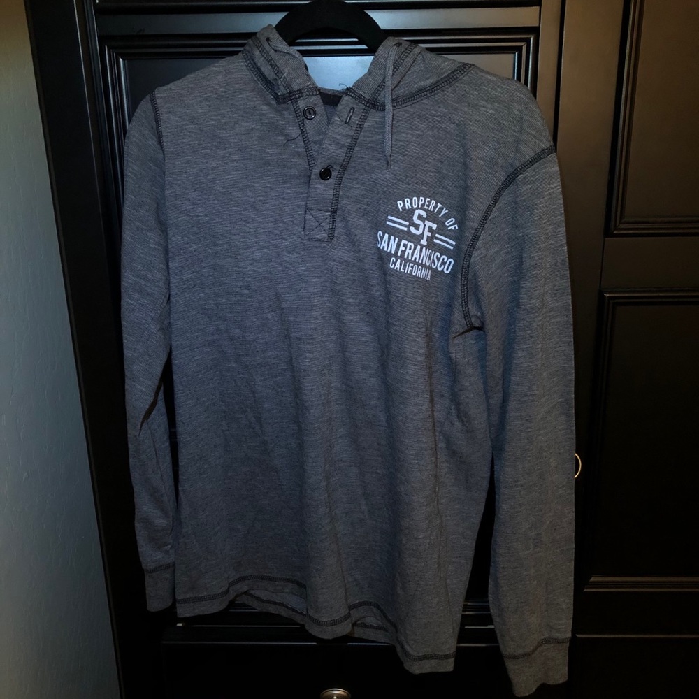 San Francisco Grey/Black Hoodie